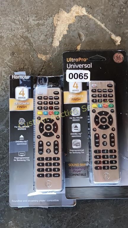 2 ULTRA PRO UNIVERSAL REMOTES