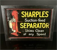 Framed Sharples Separator Farm Sign