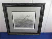 *Framed & Matted Blackwater Pintails, Signed &