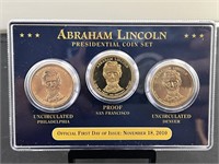 Abraham Lincoln Presidential Coin Set