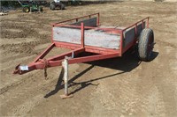 Utility Trailer, Approx 8ft x 5ft w/ 16" Sides