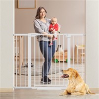 ABOIL 36' Extra Tall Black Baby Gate