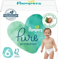 SEALED-Pampers Diapers Size 6, 42 Count - Pure Pro