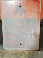 SNOW REMOVAL SIGN