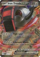 Pokemon Ultra Rare Holo Foil Iron Treads ex Card S