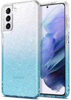 R1915  ULAK Samsung S21 Case Sky Blue Glitter