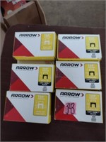 6 pack of Arrow T59 Staples (300 per pack)