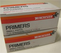 2 Boxes Winchester WSP Small Pistol Primers