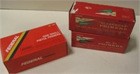 2 Boxes Remington & 1 Box Federal Primers