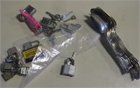 Lock Of Small Locks Keys & Silver Plate Flatware