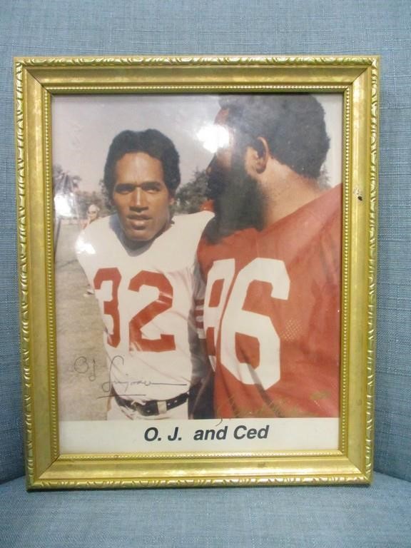 O.J. and Ced Signed Photo