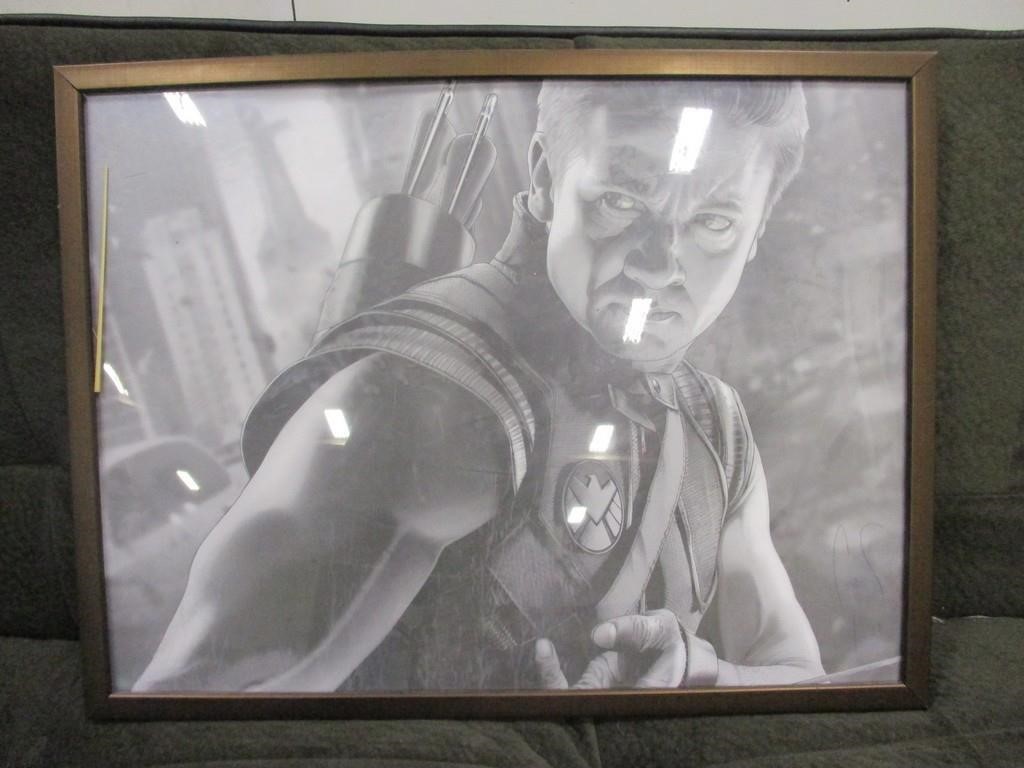 Framed Avengers Poster