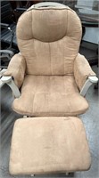 11 - PLATFORM ROCKING CHAIR W/ FOOTSTOOL