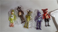 Five Nights at Freddy's Action Figure Lot of 5