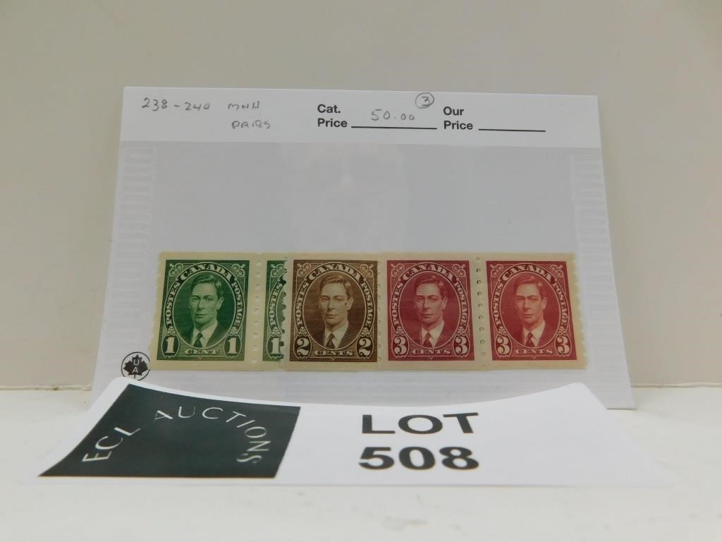JUNE CURRENCY AND POSTAGE STAMP AUCTION