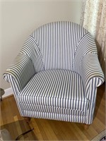 Vintage Ticking Stripe Arm Chair