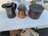 Misc metal camp style lot