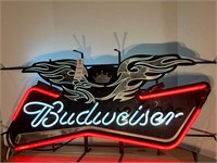 "Budweiser" "Wings" Neon Sign
