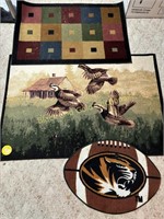 (3) Accent Rugs - MIZZOU