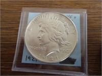 1921 Peace Silver Dollar - First Minting Year
