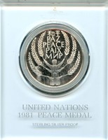 United Nations 1981 Peace Medal