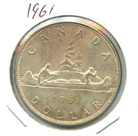 1961 Canadian Silver Dollar