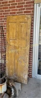 Vintage door 76 inches tall 29 inches