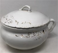 Antique Burfords Porcelain Chamber Pot