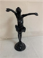 Painted Spelter Sculpture Titled The Good Fairy