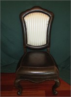 Brown Side Chair Seat Height 21"