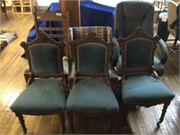 6 pcs. Misc. Vintage Chairs