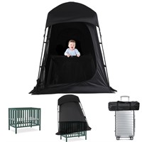 Blackout Tent for Pack and Play, Crib Blackout Cov