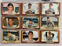 (12) 1955 BOWMAN PITTSBURGH PIRATES CARDS