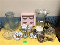 Pitcher & Bowl Lot with Extras
