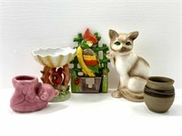 Misc planters, Cat, Wall Hanger