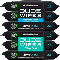 DUDE Wipes - Flushable 6 Pack  288ct
