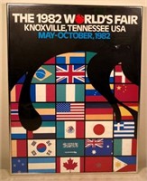 1982 Worlds Fair poster- framed