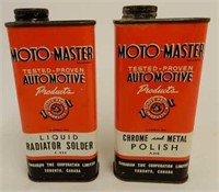 2 MOTO-MASTER AUTOMOTIVE 10 FLUID OUNCES CANS