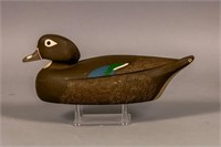 Cecil Anger Wood duck Hen Decoy, Dunnville,