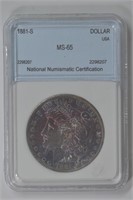 1881-S Morgan Silver Dollar