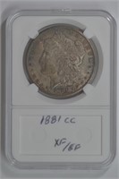 1881-CC Morgan Silver Dollar