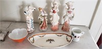 Figurines and Porcelain Dishes