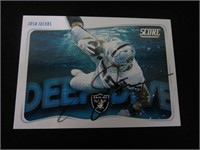 JOSH JACOBS SIGNED SPORTS CARD WITH COA RAIDERS