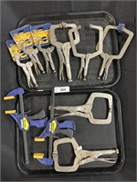 Vise Grips & Irwin Quick-Grip Clamps.