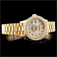 Diamond Ladies Rolex Presidential Watch