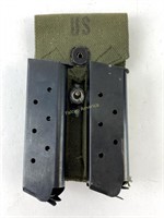 LOT/2 SHOOTING STAR 1911 MAGS (BLUE) w/MAG POUCH