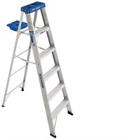 Werner 366 stepladders, 6 Feet, Blue,Gold