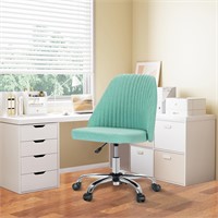 Armless Home Office Desk Chair with Comfortable
