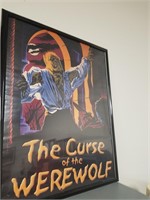 The Curse of the Werewolf Movie Poster, Framed