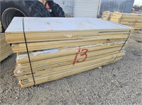 (55) sheets of 1/2- 1" foil ISO insulation